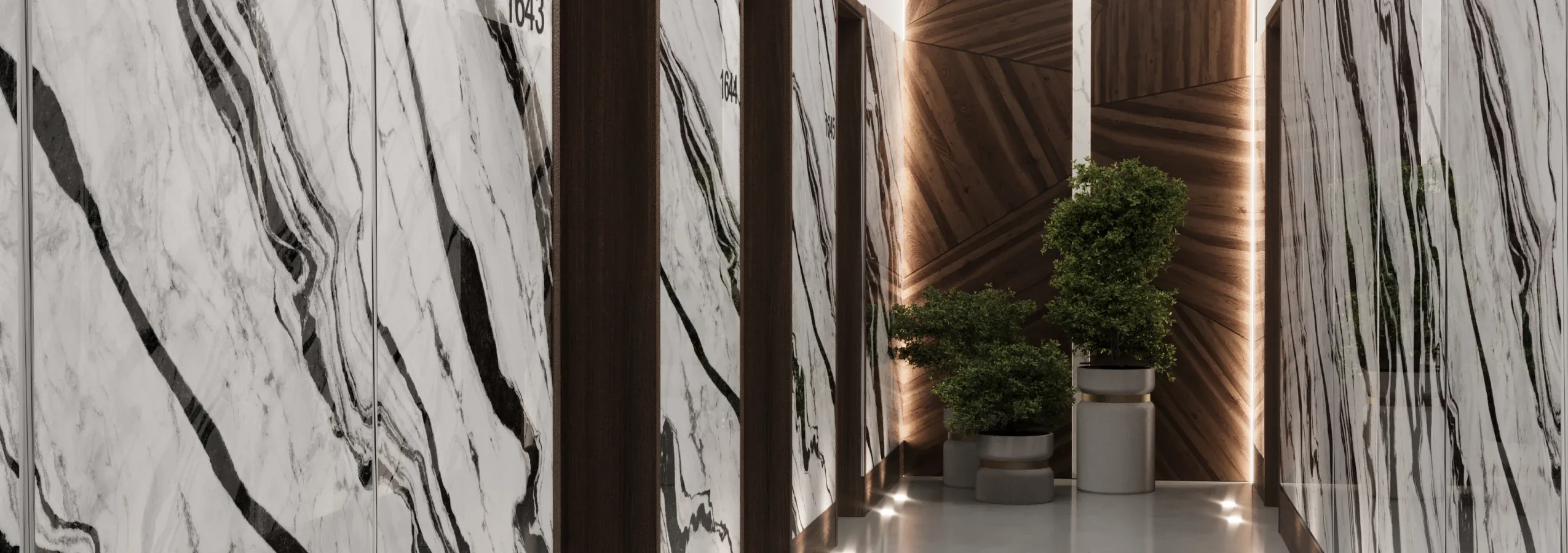 Современный интерьер с панелями Mira Decor