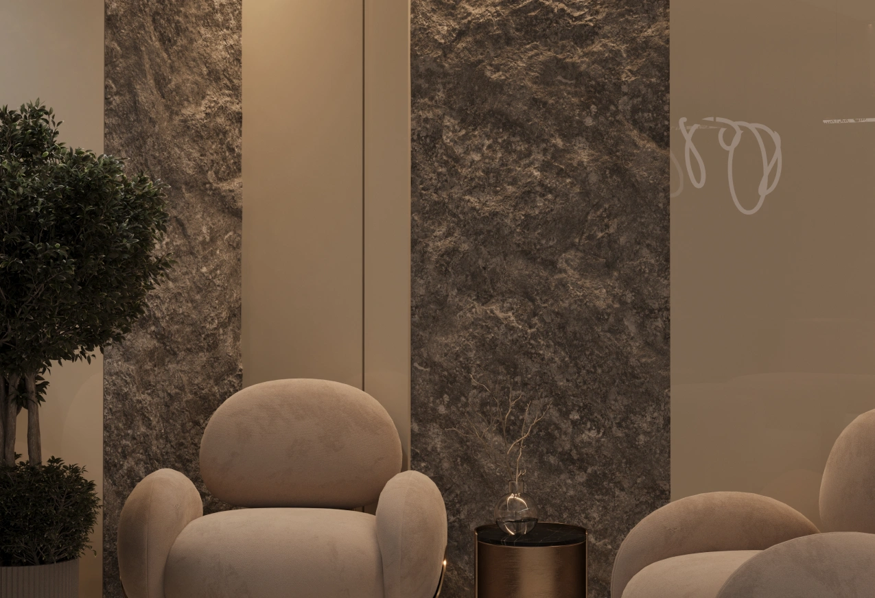 Интерьер с панелями Mira Decor