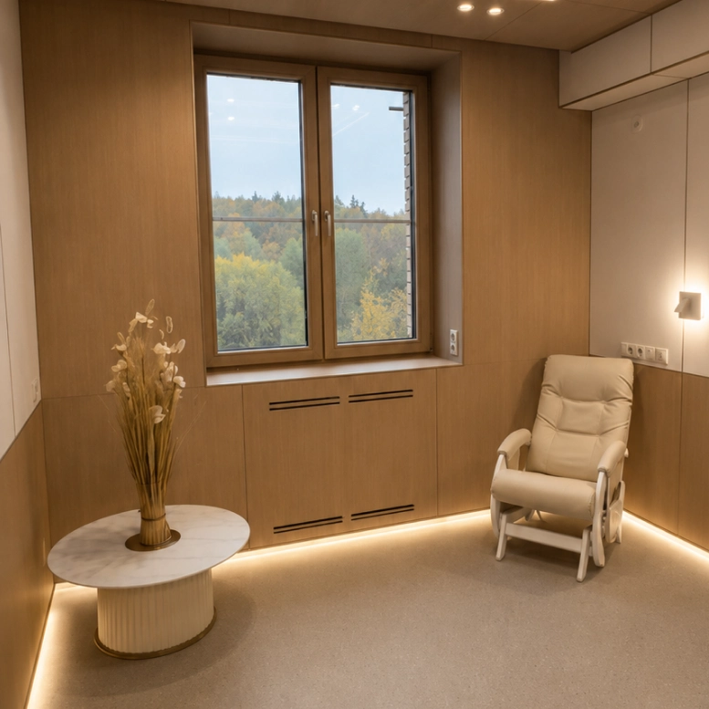 Отделка Mira Decor в интерьере салона красоты