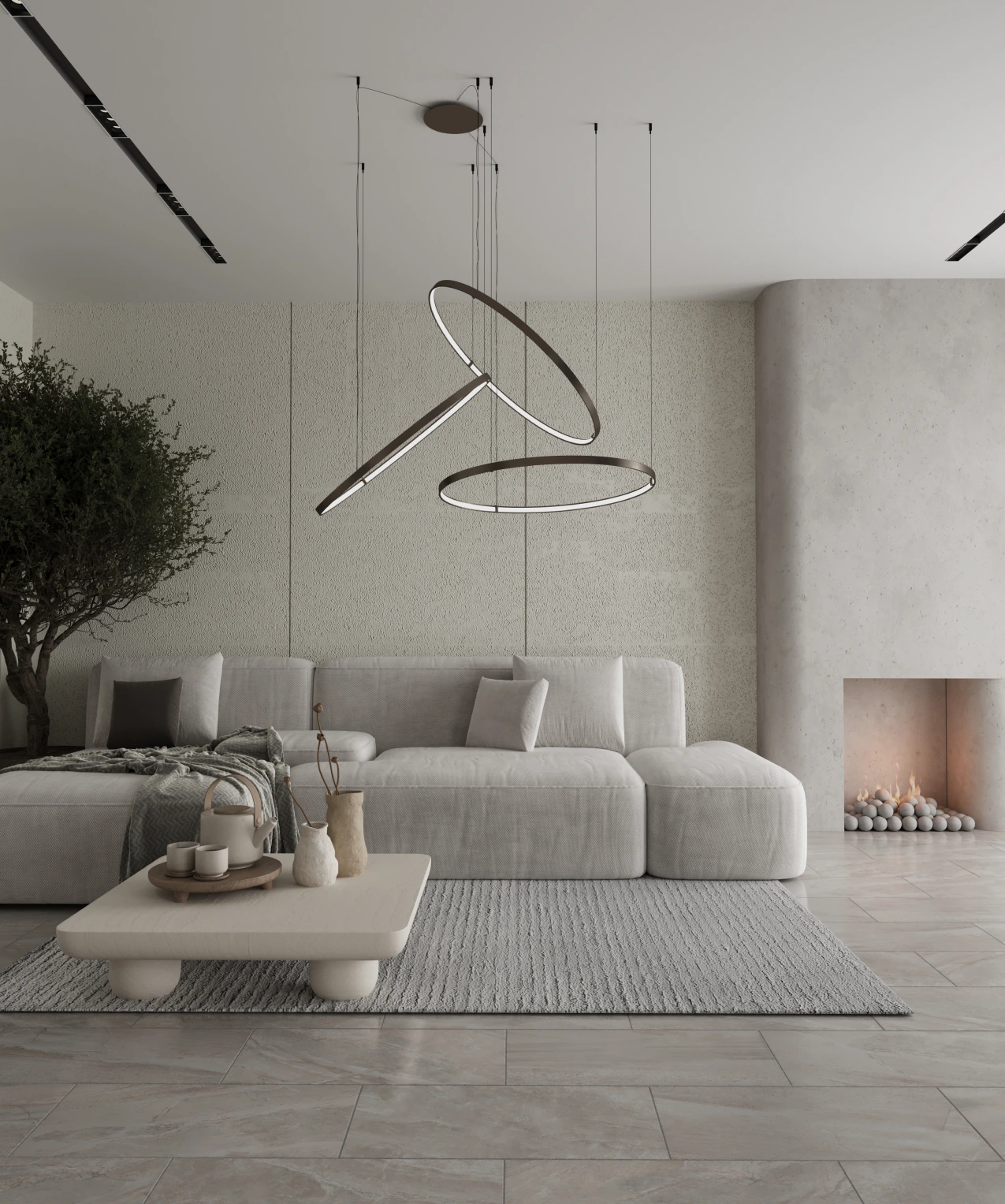 Частный интерьер с панелями Mira Decor